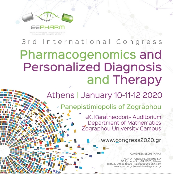 3rd International Congress on Pharmacogenomics and Personalized Diagnosis and Therapy